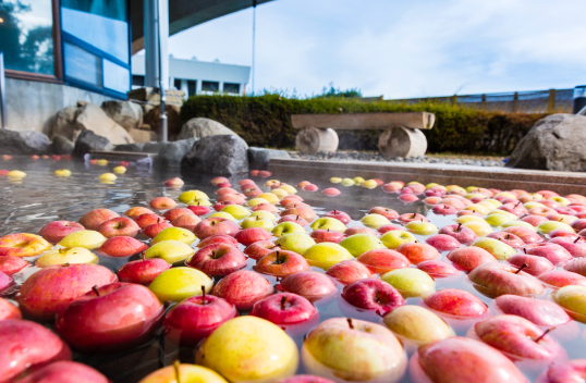 いい風呂の日 りんご風呂